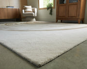 Rizwana Ivory/Brown/Gray 7'6" x 10' Area Rug - R407761