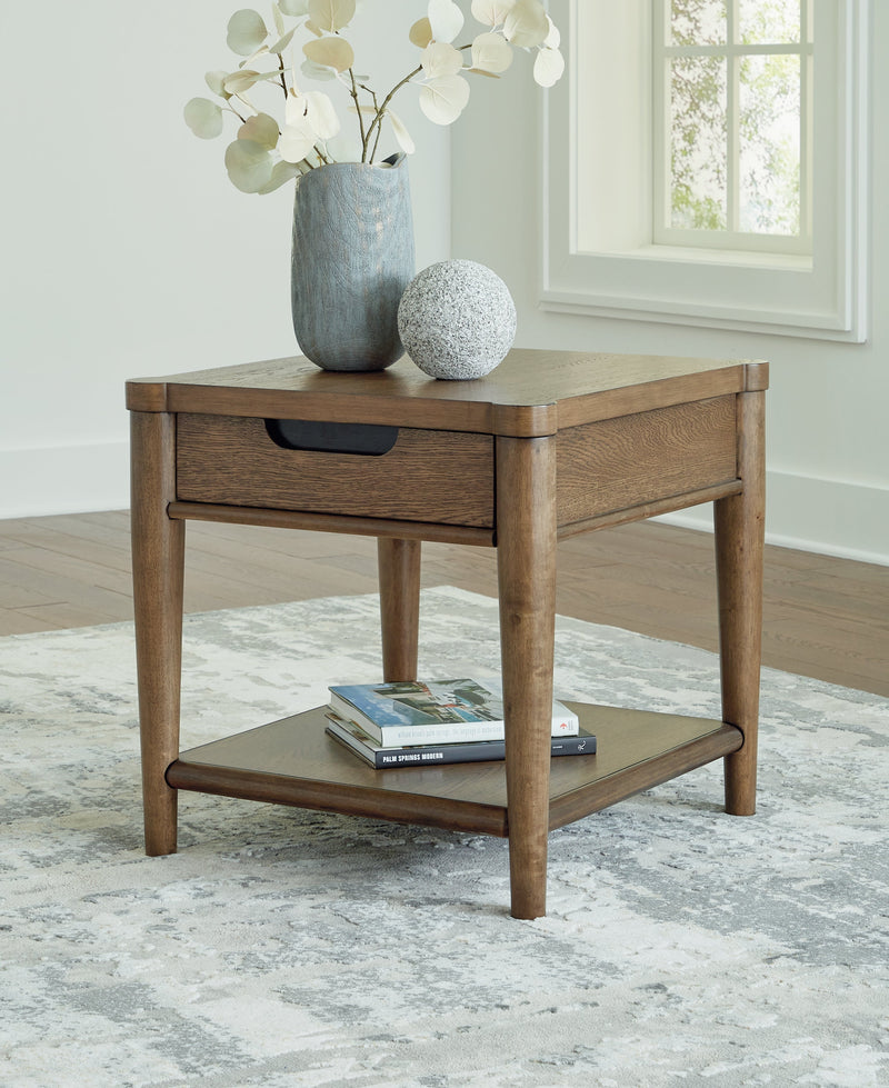 Roanhowe Brown End Table - T769-3