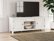 Robbinsdale Antique White 72" TV Stand - W742-68