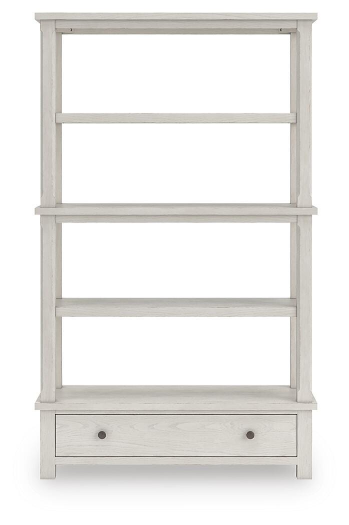 Robbinsdale Antique White 75" Bookcase - H742-70
