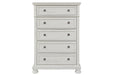 Robbinsdale Antique White Chest of Drawers - Gate FurnitureChest