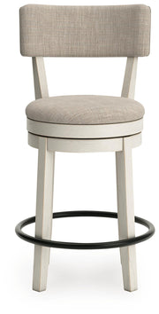 Robbinsdale Antique White Counter Height Barstool (Set of 2) - D642-224X2