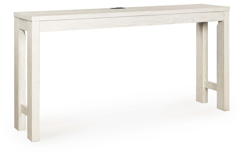 Robbinsdale Antique White Counter Height Dining Table and 3 Barstools Set - D642-113