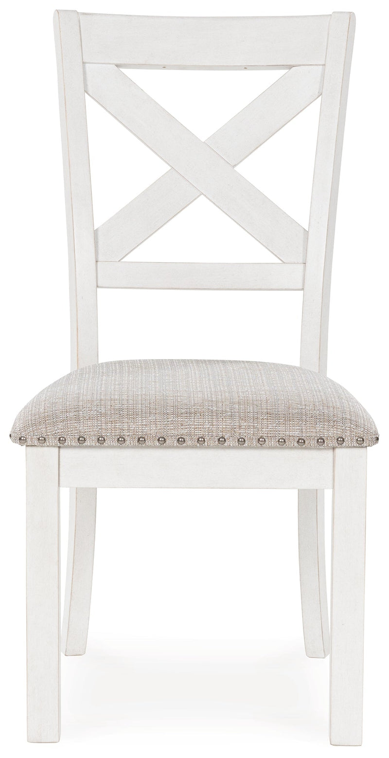 Robbinsdale Antique White Dining Chair, Set of 2 - D642-01