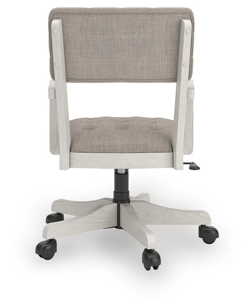 Robbinsdale Antique White Home Office Desk Chair - H742-01A