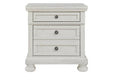 Robbinsdale Antique White Nightstand - Gate FurnitureNightstand