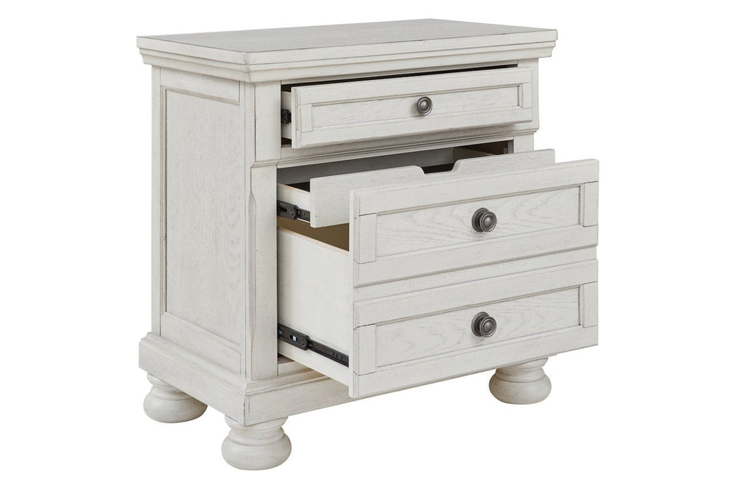Robbinsdale Antique White Nightstand - Gate FurnitureNightstand