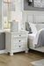 Robbinsdale Antique White Nightstand - Gate FurnitureNightstand