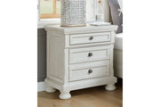 Robbinsdale Antique White Nightstand - Lara FurnitureNightstand
