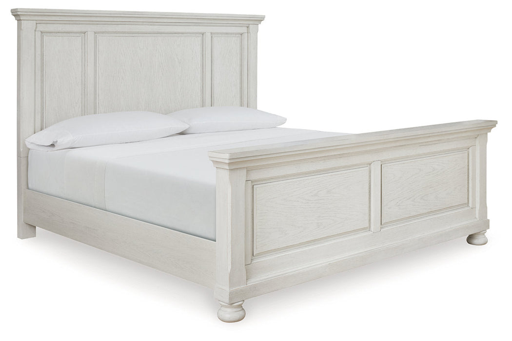Robbinsdale Antique White Panel Bedroom Set - Gate FurnitureBedroom Set