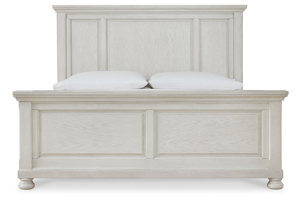 Robbinsdale Antique White Panel Bedroom Set - Gate FurnitureBedroom Set