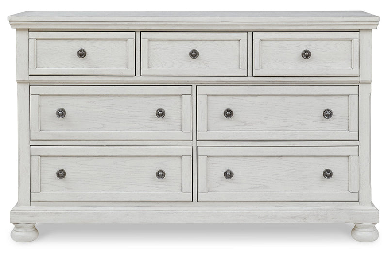 Robbinsdale Antique White Sleigh Bedroom Set from Ashley - Lara Furniture