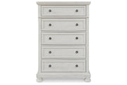 Robbinsdale Antique White Sleigh Bedroom Set - Lara FurnitureBedroom Set