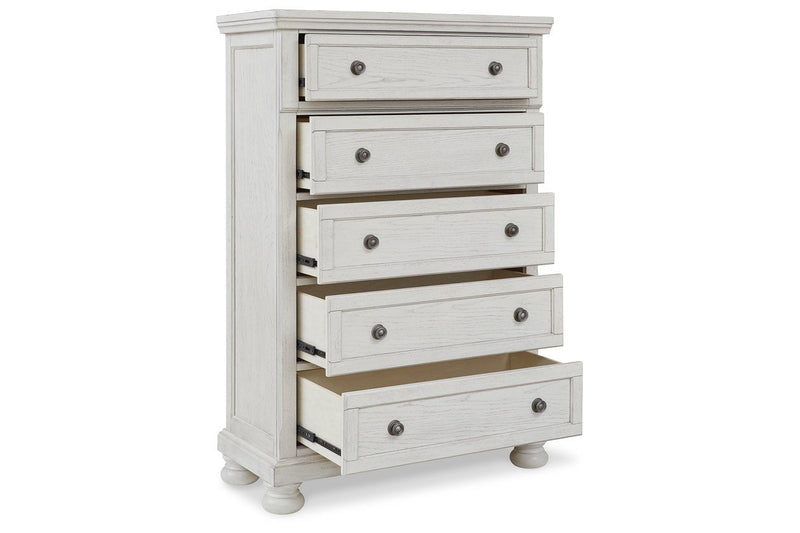 Robbinsdale Antique White Sleigh Bedroom Set - Lara FurnitureBedroom Set