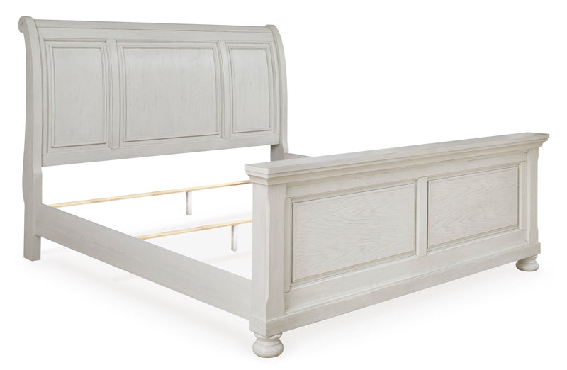 Robbinsdale Antique White Sleigh Bedroom Set - Lara FurnitureBedroom Set