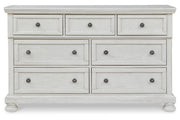 Robbinsdale Antique White Sleigh Bedroom Set - Lara FurnitureBedroom Set
