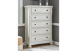 Robbinsdale Antique White Sleigh Storage Bedroom Set - Gate FurnitureBedroom Set