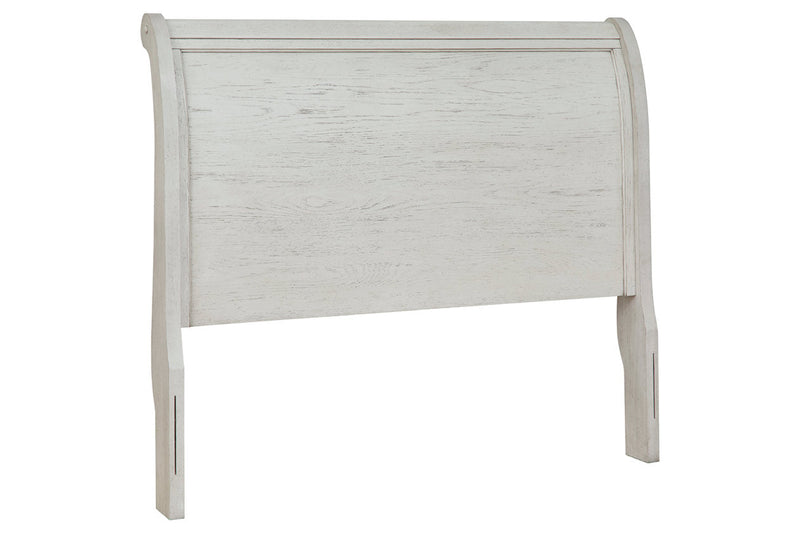 Robbinsdale Antique White Sleigh Storage Bedroom Set from Ashley - Lara Furniture