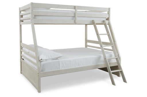 Robbinsdale Antique White Twin over Full Bunk Bed - Gate FurnitureBunk Bed