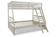 Robbinsdale Antique White Twin over Full Bunk Bed - Lara FurnitureBunk Bed