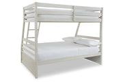 Robbinsdale Antique White Twin over Full Bunk Bed - Lara FurnitureBunk Bed