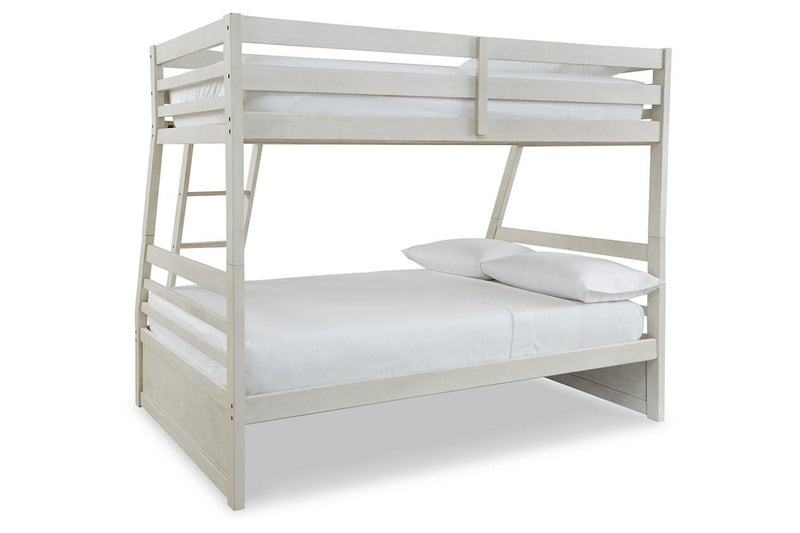 Robbinsdale Antique White Twin over Full Bunk Bed - Lara FurnitureBunk Bed