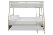 Robbinsdale Antique White Twin over Full Bunk Bed - Lara FurnitureBunk Bed