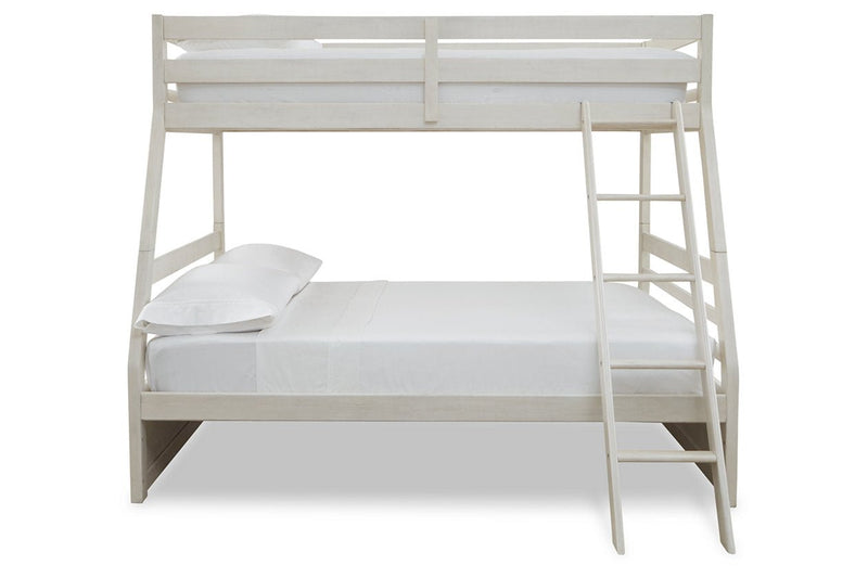 Robbinsdale Antique White Twin over Full Bunk Bed - Lara FurnitureBunk Bed