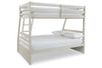 Robbinsdale Antique White Twin over Full Bunk Bed with Storage - Gate FurnitureBunk Bed