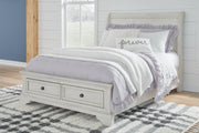Robbinsdale Full Sleigh Storage Bed, Dresser and Mirror - B742B15