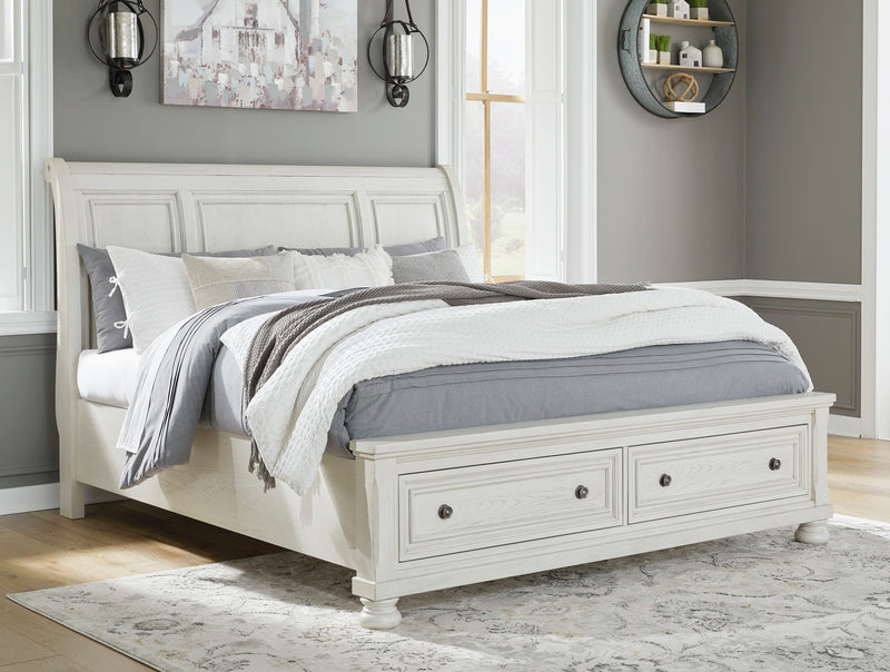 Robbinsdale King/Cailfornia King Sleigh Bed - Gate FurnitureKing Bed