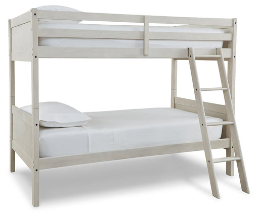 Robbinsdale Twin/Twin Bunk Bed with Ladder - B742-59 - Lara Furniture