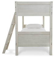 Robbinsdale Twin/Twin Bunk Bed with Ladder - B742-59 - Lara Furniture