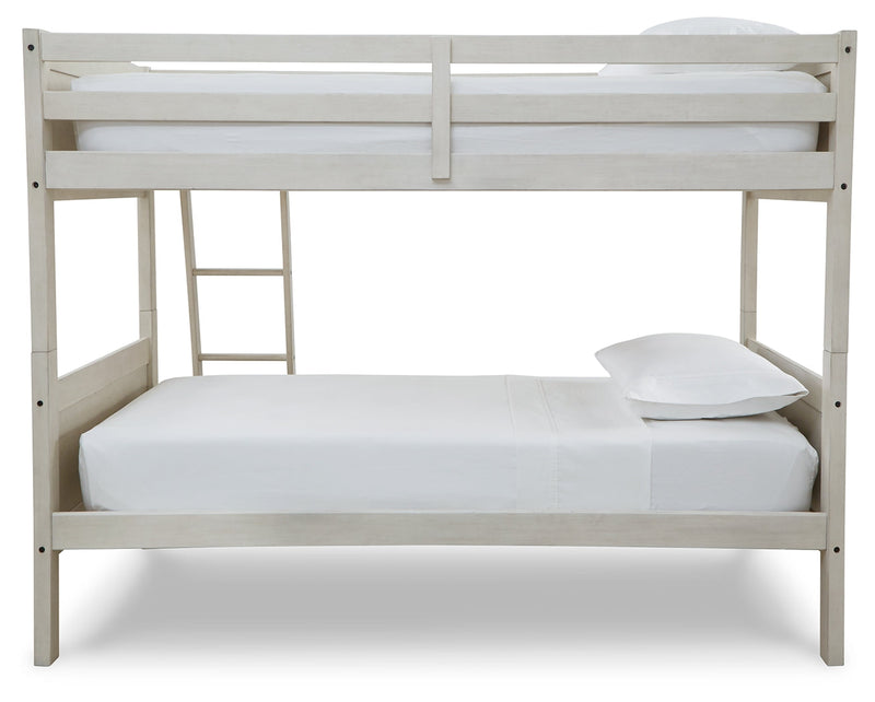 Robbinsdale Twin/Twin Bunk Bed with Ladder - B742-59 - Lara Furniture