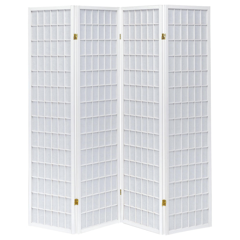 Roberto 4-Panel Room Divider Folding Shoji Screen White - 902626