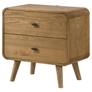 Robyn 2-drawer Nightstand Bedside Table Light Ash - 225092