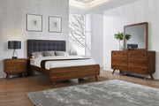Robyn 4-piece California King Bedroom Set Dark Walnut - 205131KW-S4