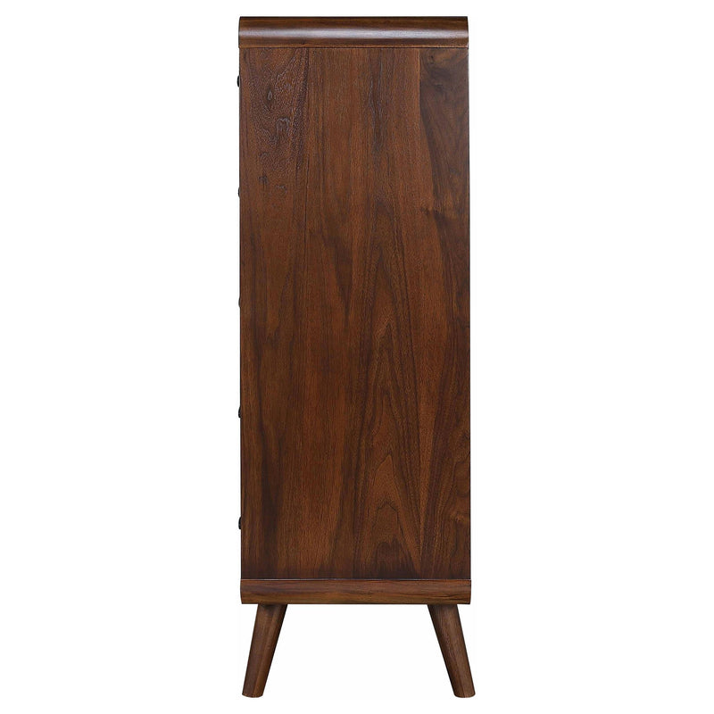 Robyn 5-drawer Bedroom Chest of Drawers Dark Walnut - 205135
