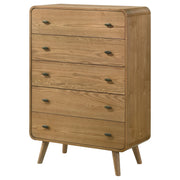 Robyn 5-drawer Bedroom Chest of Drawers Light Ash - 225095