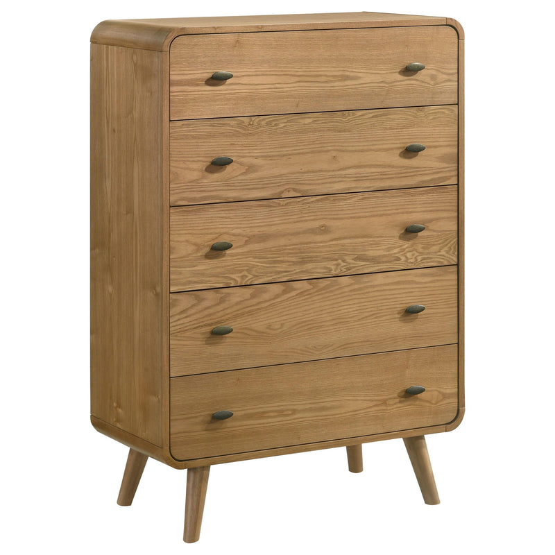 Robyn 5-piece California King Bedroom Set Light Ash - 225091KW-S5