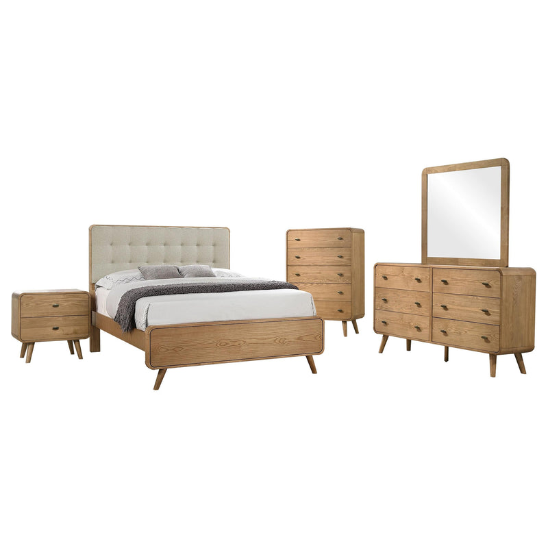 Robyn 5-piece California King Bedroom Set Light Ash - 225091KW-S5