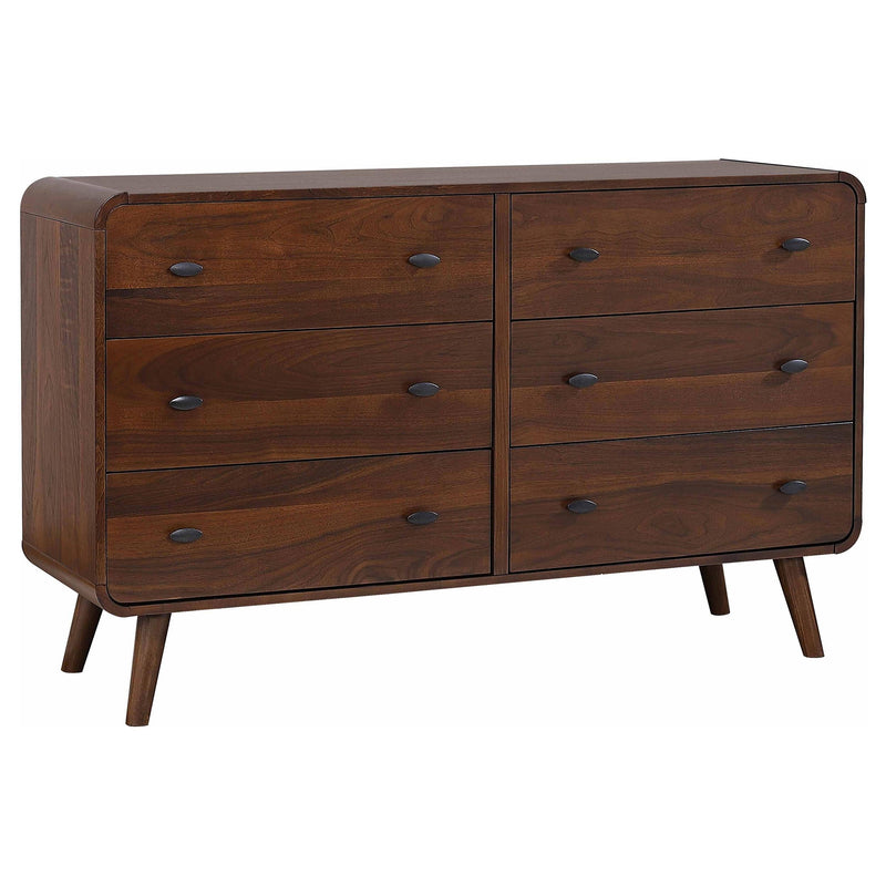 Robyn 5-piece Queen Bedroom Set Dark Walnut - 205131Q-S5