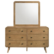 Robyn 6-drawer Bedroom Dresser and Mirror Light Ash - 225093M