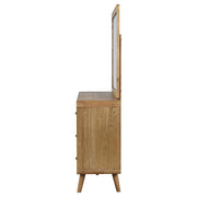 Robyn 6-drawer Bedroom Dresser and Mirror Light Ash - 225093M