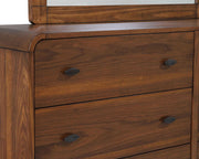 Robyn 6-drawer Bedroom Dresser Dark Walnut - 205133