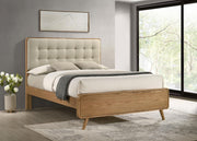 Robyn Wood California King Platform Bed Light Ash - 225091KW