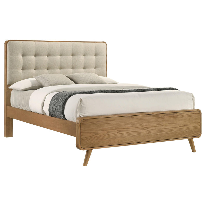 Robyn Wood California King Platform Bed Light Ash - 225091KW