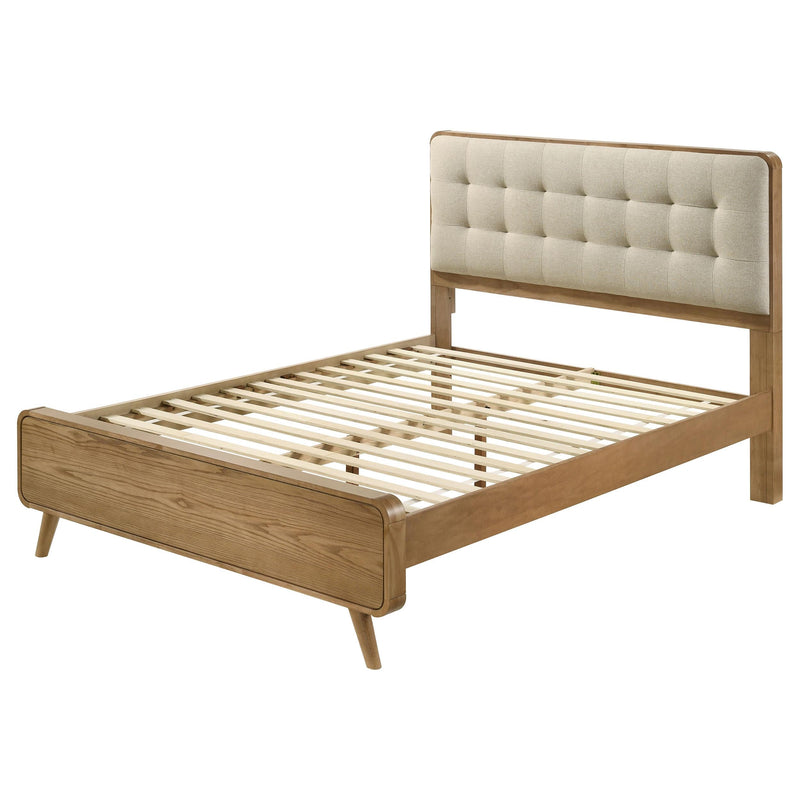Robyn Wood California King Platform Bed Light Ash - 225091KW