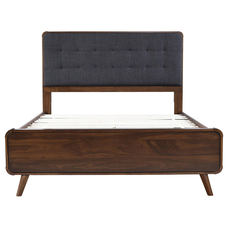 Robyn Wood Full Platform Bed Dark Walnut - 205131F