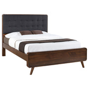 Robyn Wood Queen Platform Bed Dark Walnut - 205131Q